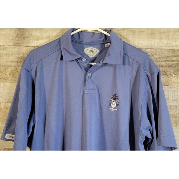 Callaway Shirt Mens LRG Golf X Series Blue Short Sleeve Polo Activewear - Picture 2 of 14